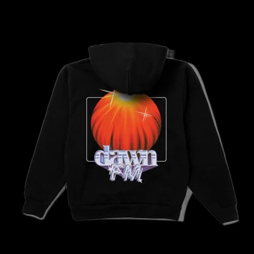 The Weeknd Dawn FM Solar Hoodie Black