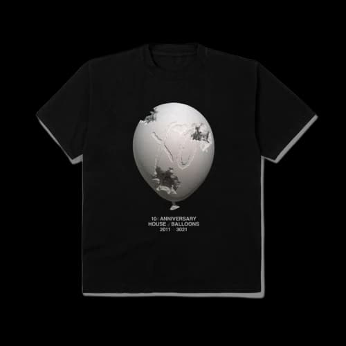 The Weeknd x Daniel Arsham House Of Balloons Eroded Balloon Tee Black