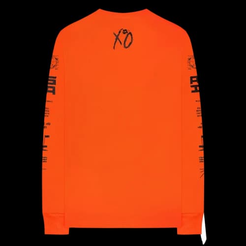 The Weeknd XO Asia Tour L/S Tee Orange