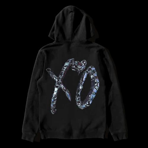 The Weeknd XO Logo After Hours Trip Pullover Hood Black