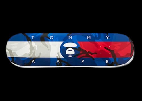 Tommy x AAPE Skateboard Deck Blue