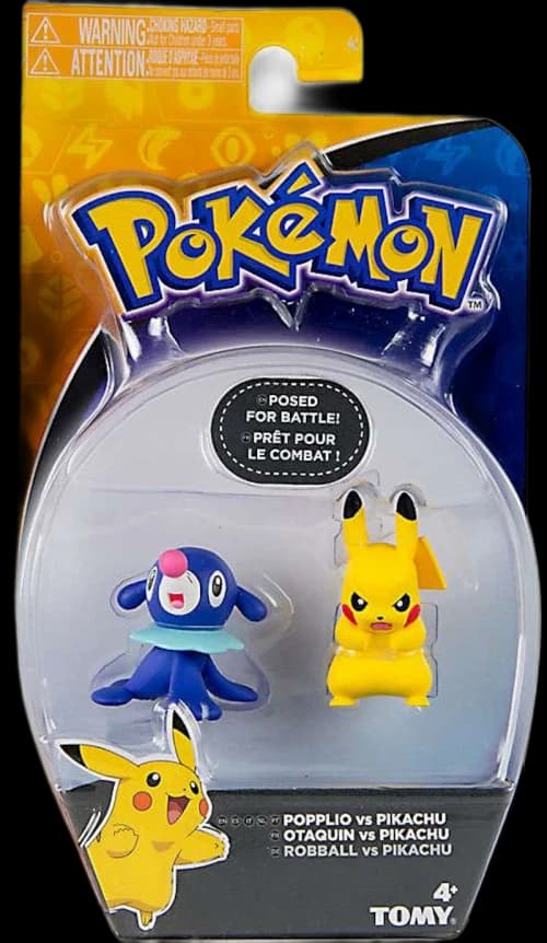 Tomy Pokemon Action Pose Popplio & Pikachu Mini Figure