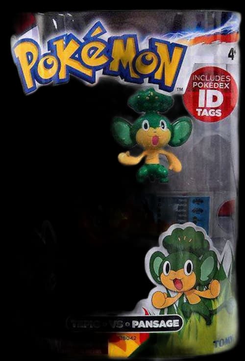 Tomy Pokemon Basic Tepig vs. Pansage Figure (Set of 2)