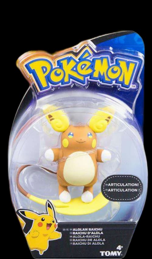 Tomy Pokemon Battle Action Alolan Raichu Action Figure