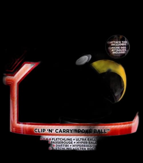 Tomy Pokemon Clip n Carry Pokeball Fletchling with Ultra Ball Figure Set