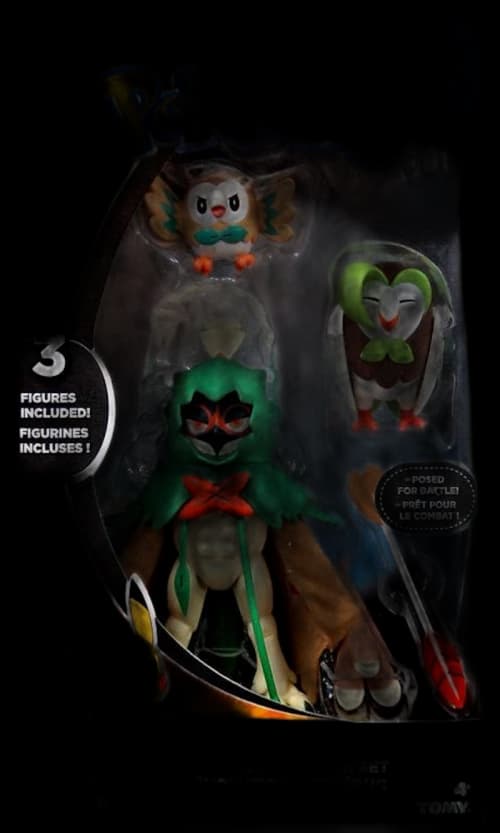 Tomy Pokemon Evolution Set Decidueye, Dartrix & Rowlet Toys 'R Us Exclusive Figure (Set of 3)