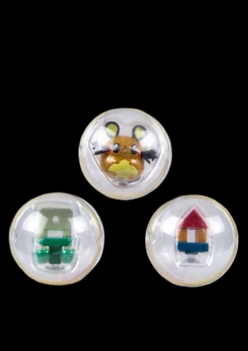 Tomy Pokemon Petite Pals Dedenne Mini Figure (Set of 3)