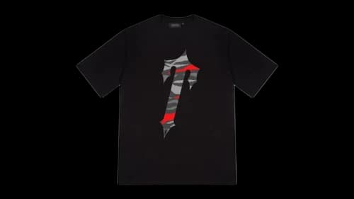 Trapstar Decoded All Terrain Tee Black/Red Camo