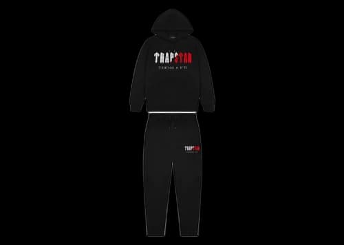 Trapstar Decoded Chenille Hooded Tracksuit Infrared Edition
