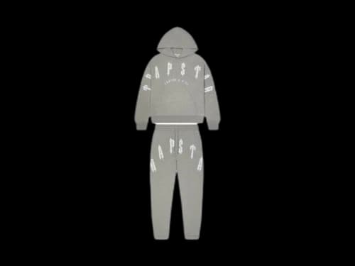 Trapstar Irongate Arch Chenille 2.0 Tracksuit Grey/White