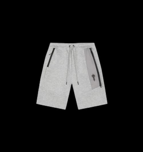 Trapstar Irongate Ninja T Fleece Track Shorts Marl Grey