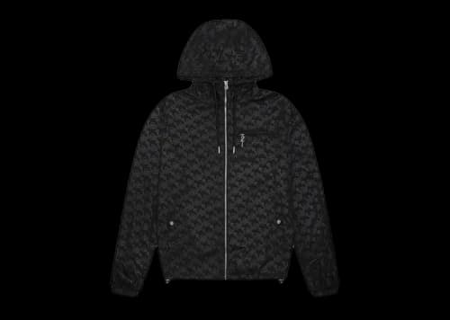 Trapstar Monogram Windbreaker Jacket Black
