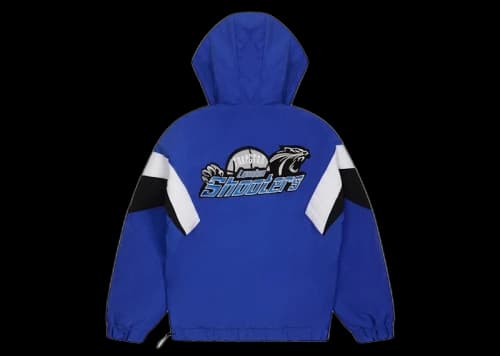 Trapstar Shooters 1/4 Zip Pullover Jacket Blue
