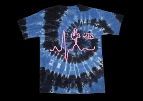 Travis Scott Astroworld Dallas Festival Exclusive T-Shirt Tie Dye
