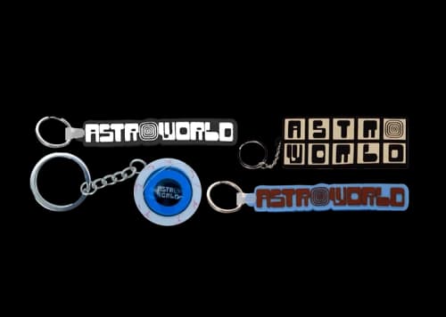 Travis Scott Astroworld Keychains Set of 4