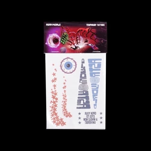 Travis Scott Astroworld Temporary Tattoo Pack