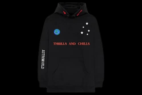 Travis Scott Astroworld World Peace Hoodie Black