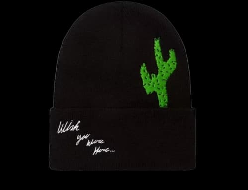 Travis Scott Astroworld x DSM Wish You Were Here Beanie Black