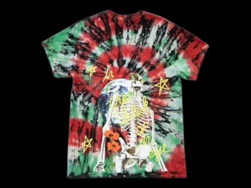 Travis Scott Blink Of An Eye Europe Tour Tee Tie-Dye