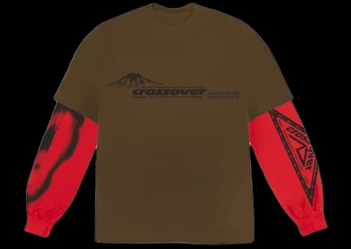 Travis Scott Cactus Jack Crossover Longsleeve Tee Brown