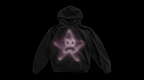 Travis Scott Cactus Jack x Spongebob Patrick Star Hoodie Black