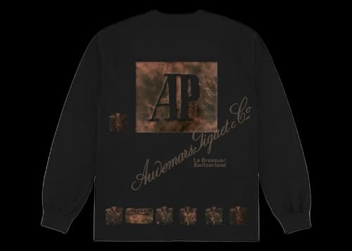 Travis Scott CJ x Audemars Piguet Le Brassus Long Sleeve Tee Black