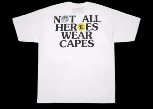 Travis Scott Not All Heroes Wear Capes Metro Boomin Tee White