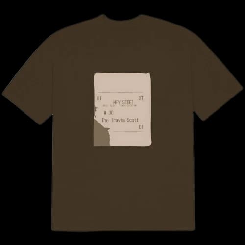 Travis Scott x CPFM 4 CJ Grill Slip T-Shirt Brown