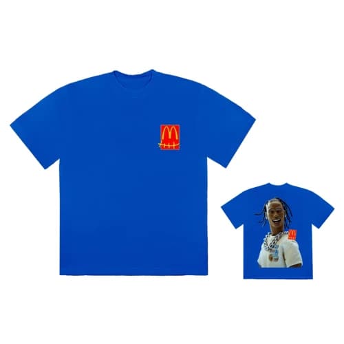Travis Scott x McDonald's Action Figure Series III T-Shirt Blue (FW20)