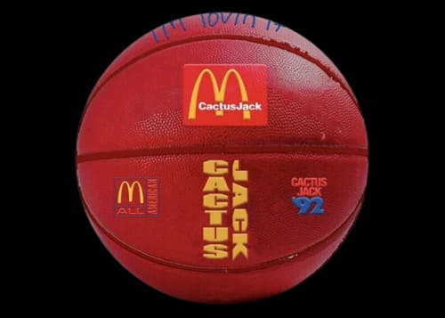 Travis Scott x McDonalds All American 92' Basketball
