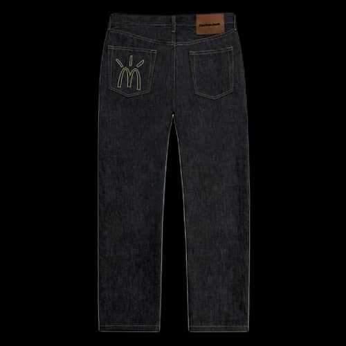 Travis Scott x McDonald's Cactus Arches Outline Denim Pants Black