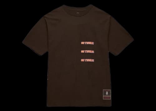 Travis Scott x Mitchell & Ness Clemson Tigers Seal T-Shirt Brown