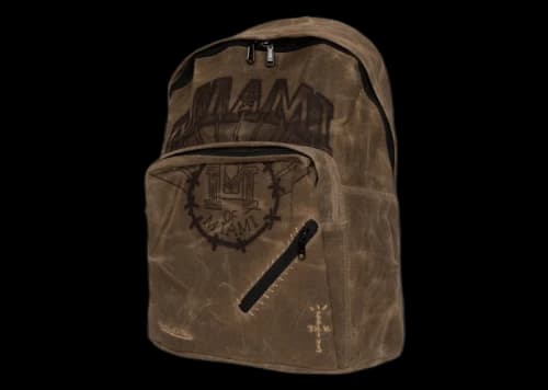 Travis Scott x Mitchell & Ness Miami Hurricanes Backpack Brown