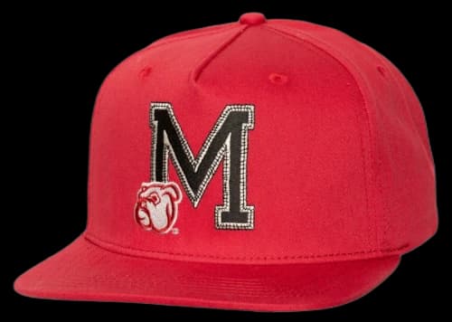 Travis Scott x Mitchell & Ness Mississippi State Bulldogs Snapback Hat Red
