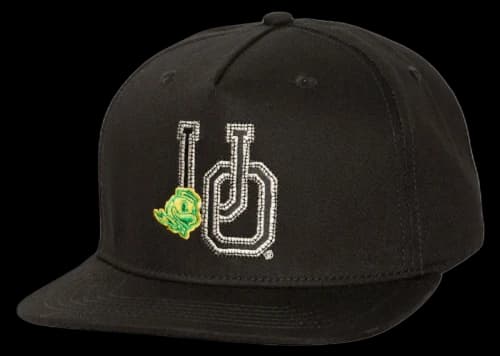 Travis Scott x Mitchell & Ness Oregon Ducks Snapback Hat Black