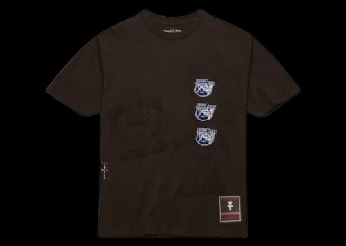 Travis Scott x Mitchell & Ness Penn State Nittany Lions Seal T-Shirt Brown