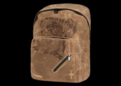 Travis Scott x Mitchell & Ness Southern University Jaguars Backpack Brown