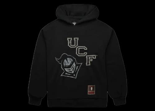 Travis Scott x Mitchell & Ness UCF Knights Overlap Pullover Hoodie Black