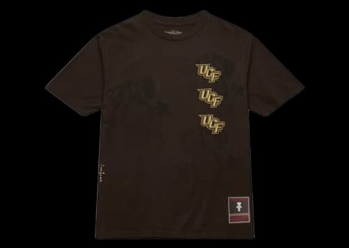 Travis Scott x Mitchell & Ness UCF Knights Seal T-Shirt Brown