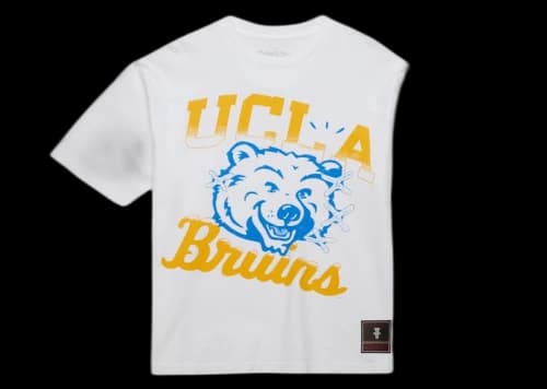 Travis Scott x Mitchell & Ness UCLA Bruins Hand-Drawn T-Shirt White