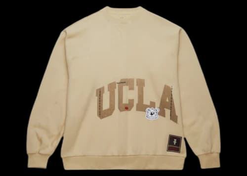 Travis Scott x Mitchell & Ness UCLA Bruins Pullover Sweatshirt Tan