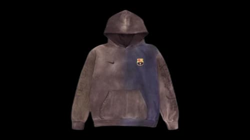 Travis Scott x Nike x FC Barcelona Split-Dye Crest Hoodie Multicolor