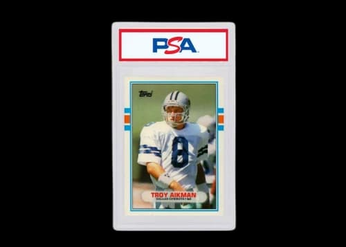 Troy Aikman 1989 Topps Traded Rookie #70D (PSA or BGS Graded)