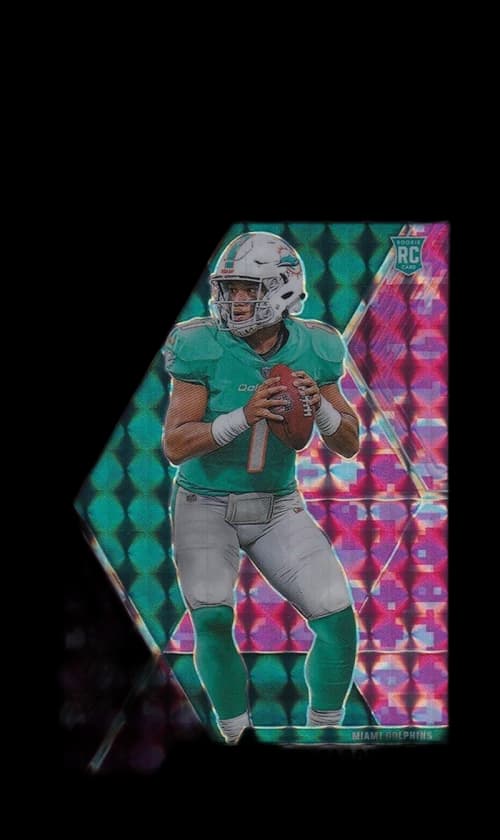 Tua Tagovailoa 2020 Panini Mosaic Rookie Camo Pink #203 (PSA or BGS Graded)