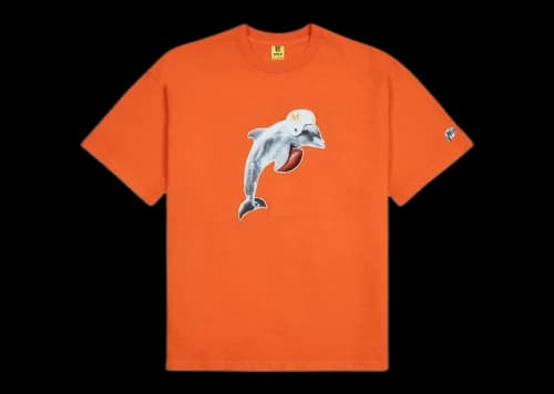 Tyler, The Creator Golf Wang x NFL Dolphins Cutout Tee Orange