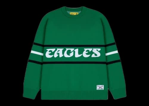 Tyler, The Creator Golf Wang x NFL Eagles Jacquard Sweater Green