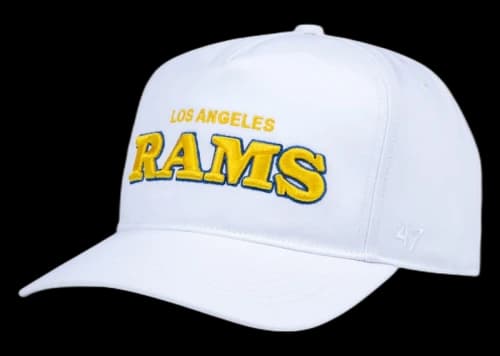 Tyler, The Creator Golf Wang x NFL Rams Snapback White/White