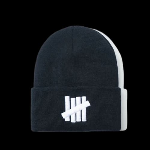 Undefeated x Anti Social Social Club Baldie Knit Cap (FW19) Black
