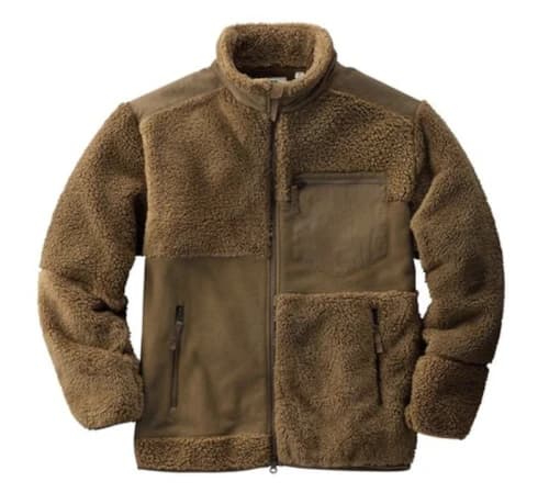 Uniqlo x Engineered Garments Fleece Combination Jacket (Japanese Sizing) Brown