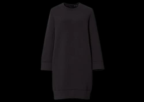 Uniqlo x Jil Sander Womens Dry Sweat Long Sleeve Dress Black